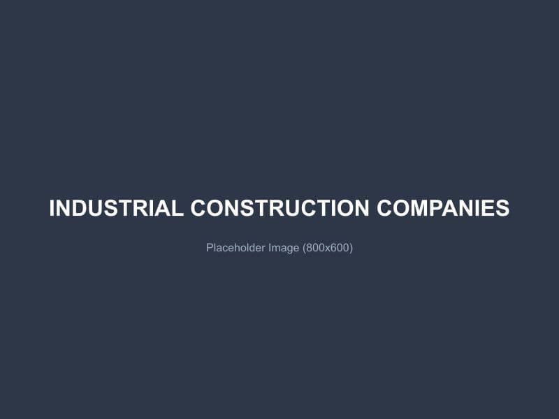 Industrial Construction Companies – Diqra Architects, Chennai