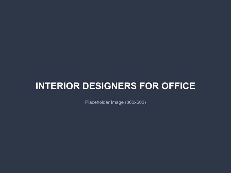 Interior Designers for Office – Diqra Architects, Chennai