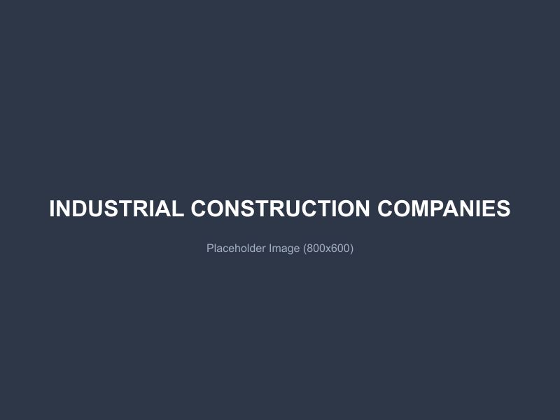 Industrial Construction Companies – Diqra Architects, Chennai