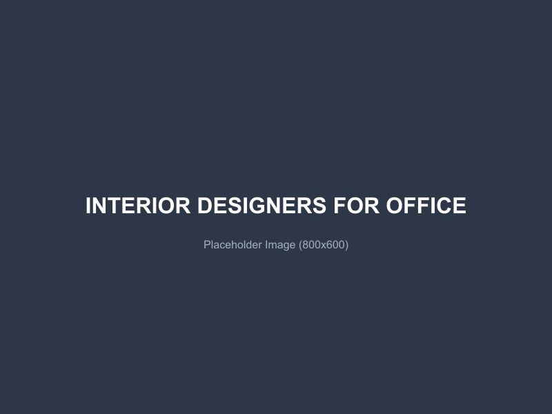 Interior Designers for Office – Diqra Architects, Chennai